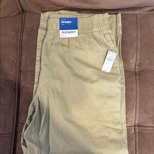 Old Navy High Rise Straight linen pants